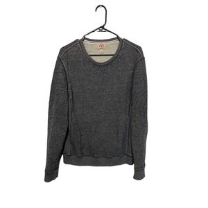 Brooks Brothers Sweatshirt Mens Large Blue Sweater Pullover Crewneck Cotton